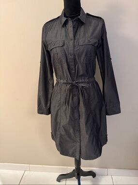 GAP Black Denim Dress